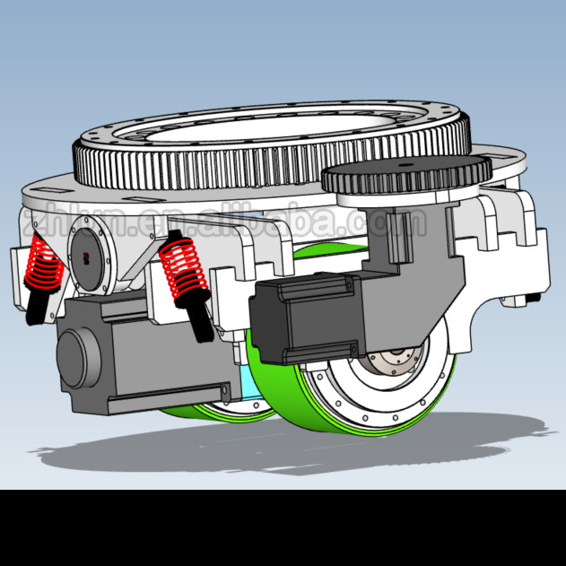 AGV zl-484 10T βαρέων καθηκόντων μονάδα συνέλευση Drive ροδών μηχανών DC/AC