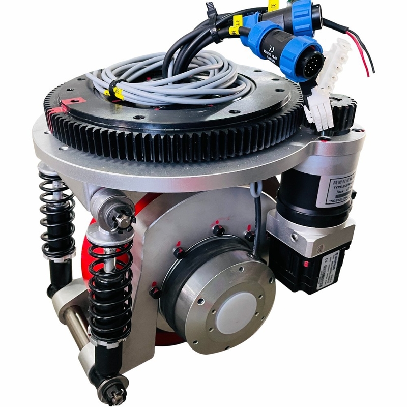200mm διπλές βιομηχανικές ρόδες ροδών κίνησης υποστήριξης ηλεκτρικές για AGV το ρομπότ